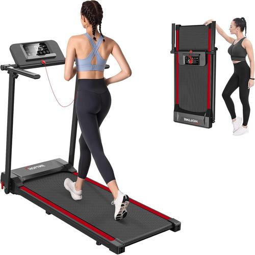 Tapis De Course Pliable,Tapis De Marche Pliable,Maison Tapis De Marche Bureau,Walking Pad Convient Pour La Marche,Le Jogging,La Course À Pied Avec Écran Led Fitness Materiel