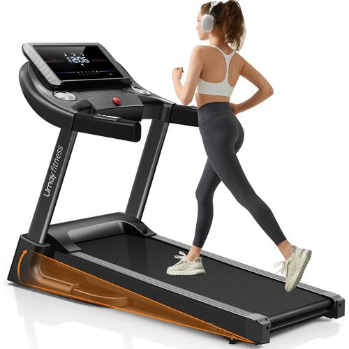 Tapis De Course Pliable Inclinable 14km/H,Tapis De Course Professionnel Silencieux Avec Moteur De 3,0 Hp Et 3 Niveaux D'inclinaison,Treadmill Home Foldable Charge Max 136kg