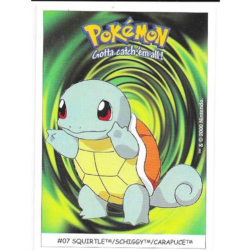 Carapuce (07) - Pokémon - Dunkin Boomer - Stickers