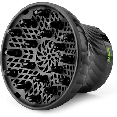 Diffuseur Sèche-Cheveux Bouclés Et Naturels Ondulés (Noir)[L341]