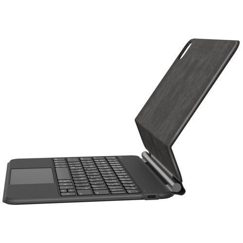 Belkin Pro - Clavier et étui (étui de protection) - avec socle magnétique - avec trackpad - rétroéclairé - sans fil - Bluetooth - pour Apple 11-inch iPad Pro (M4)