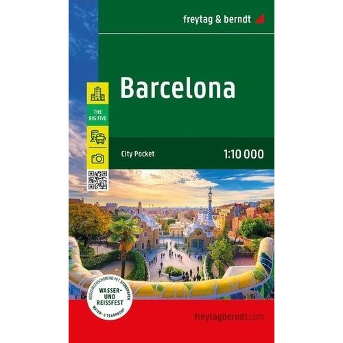 Barcelona, Stadtplan 1:10.000, Freytag & Berndt