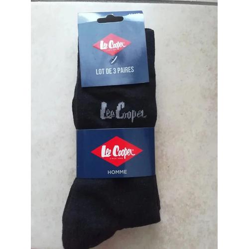 Idée Cadeau / Lot De 3 Paires De Chaussettes Lee Cooper Taille 43/46 Neuf!!