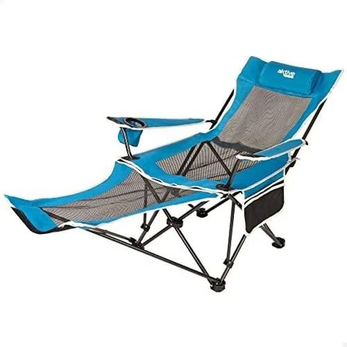 Aktive Taburete Pliable Camping Extrarresistente 150 Kg C/Asa Transporte 39x27x23 Cm