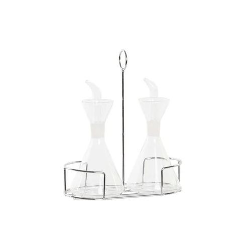 Sel - Poivre - Moutarde Dkd Home Decor - S3041779 - Set D'huile Et De Vinaigrier, Estandar