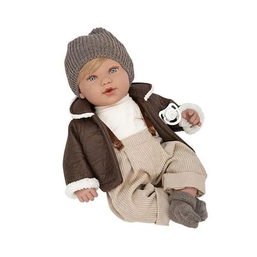 Poupee Arias - 65317 - Poupee Elegance 45 Cm Iria Marron Avec Mecanisme 14 Sons (Magnetique Et Try Me)