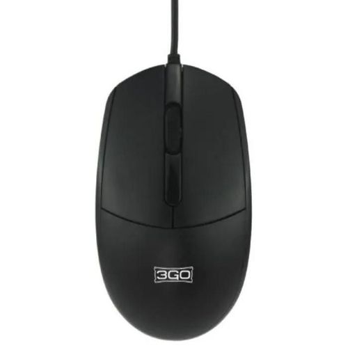Souris d'ordinateur - 3GO - MAUS - Noir - Filaire - Optique - 1000 DPI