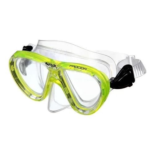 Seac Masque De Plongée Procida Silter Clear - Junior/Enfant - Jaune