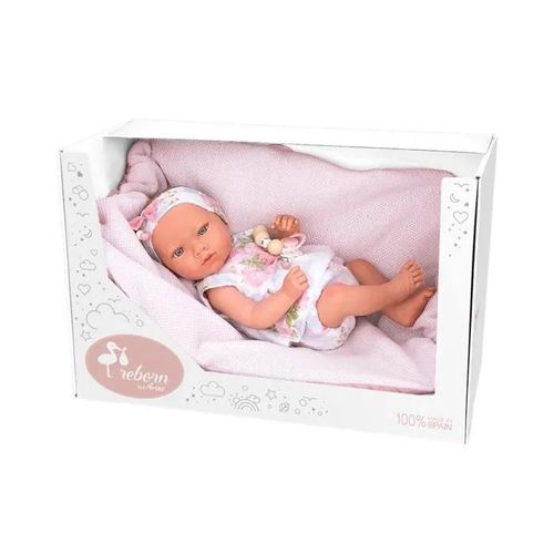 Poupee Arias - 98106 - Poupee Reborn 38 Cm Inna Rose Avec Couverture
