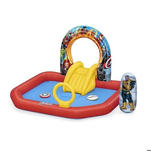 Piscine Pour Enfants Bestway The Avengers Parc De Jeux 211 X 198 X 125 Cm