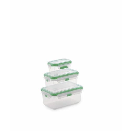 Boîte À Lunch San Ignacio Verre Borosilicaté 3 Pièces Vert