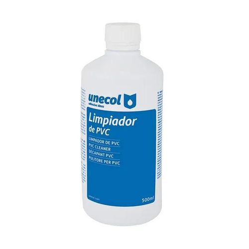 Nettoyant Pour Pvc, Bouteille En Plastique 500ml A215 Unecol