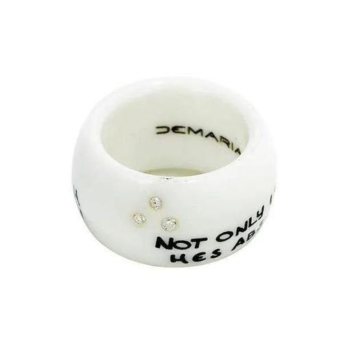 Bague Femme - Demaria - Dm6tma003-B - Céramique - Taille 12 - Blanc