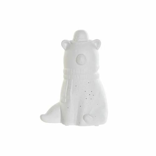 Lampe De Bureau 17 X 12 X 23 Cm Porcelaine Blanc 220 V 25 W