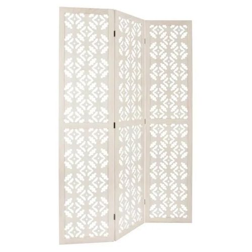 Paravent "Nomade" - blanc H170 cm - Blanc - Atmosphera createur d'interieur