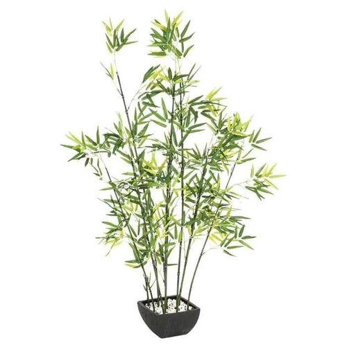 Plante artificielle - ATMOSPHERA - Bambou en pot - H122 cm - Vert - Décoratif intérieur