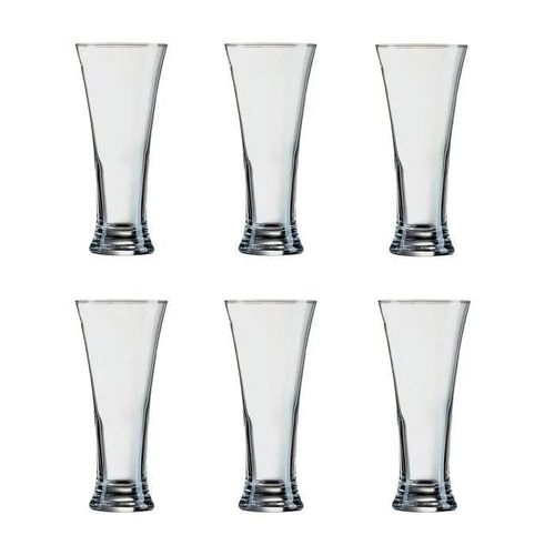 Arcoroc Martigue Lot 6 Chopes À Bière 33 Cl Transparent