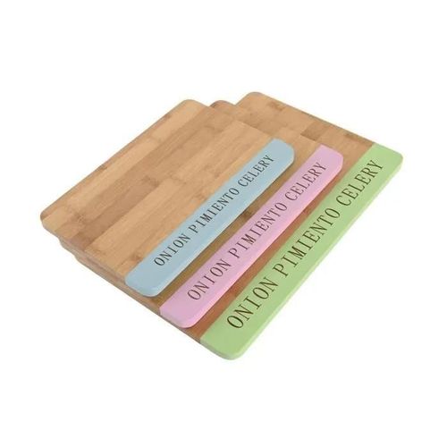Planche À Découper Set De 3 En Bambou De 33cm De 3 Couleurs Différentes