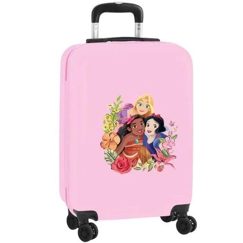 Valise cabine - Disney - 50 CM - Blanc - Soute - Poche intérieure