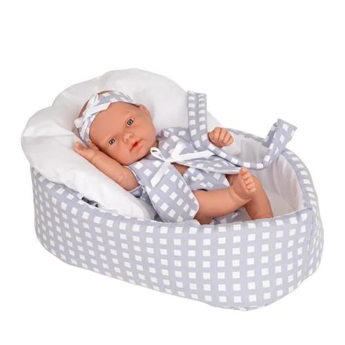 Poupee Elegance Pillines Bleu Avec Panier - Sac