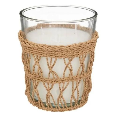 Bougie parfumée "Sea view" - ylang - ylang - 500g - Beige ficelle - Atmosphera createur d'interieur