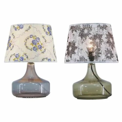 Lampe De Bureau 28 X 28 X 40,5 Cm Verre Multicouleur 220 V 50 W (2 Unités)