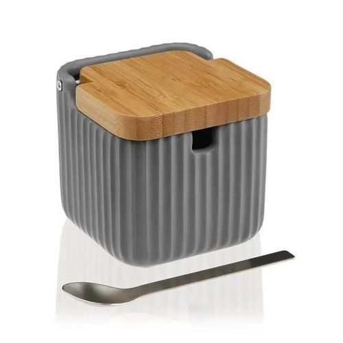 Sucrier Céramique Gris