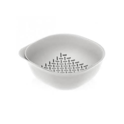 Bigbuy Cooking - Ensemble De Tamis Polypropylène Blanc (2 Pcs)