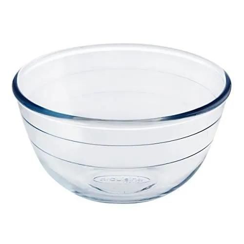 Arcuisine Borosilicate Glass Mixing Bowl (6.3-Inch 34 Oz.)