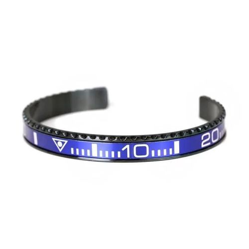 Bracelet Homme Oyster Bk-Sub-Bl Bleu - Acier Inoxydable - 18cm