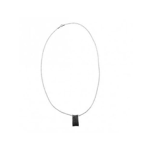 Pendentif Femme - Sif Jakobs - P0040-Bk-Bk - Acier - Noir - 45 Cm