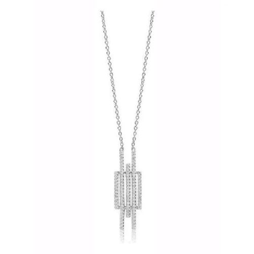 Collier Sif Jakobs Rufina Cinque Collection Argent Sj-C0153-Cz