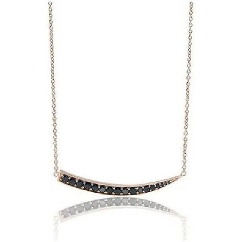 Collier Sif Jakobs Pila Grande Collection Argent Sj-C1012-Bk-Rg