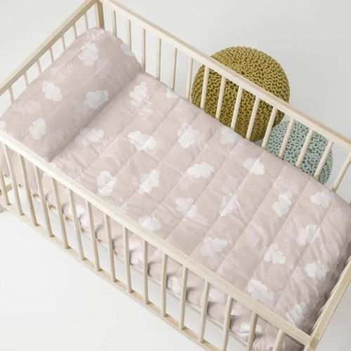 Basic Kids Clouds Pink Couvre-Lit 100x130 [Berceau]