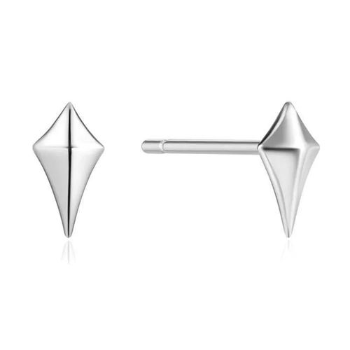 Boucled?Oreille Collection D'argent De Ania Loi Haie Rodiada Ear We Go Mini Gaufrés Ferrets De Diamants