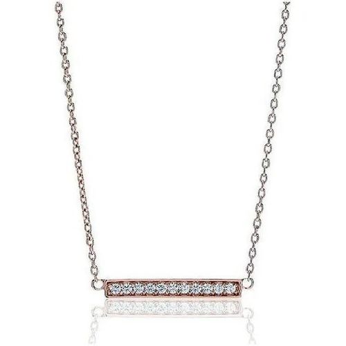 Pendentif Avec Chaîne - Sif Jakobs - Sj-C1011-Cz-Rg - Argent 925 - Zircone - Plaqué Or