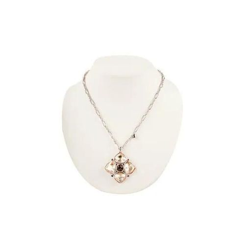 Collier - Guess - Femme - Argent Et Orange - Zirconium - Strass - 51 Cm