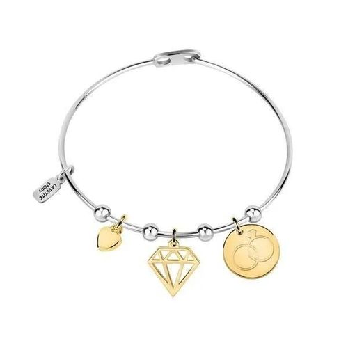 Bracelet - Lps - Bangle Br - Or Jaune - Diamant - Doré