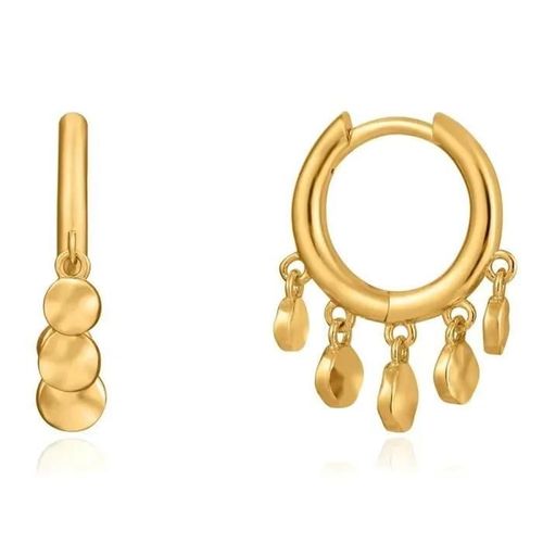 Boucled?Oreille Ania Loi Haie Argent 925m Plaqué 14k Plaques De Collection Or Oreille We Go Cerceau Suspendu