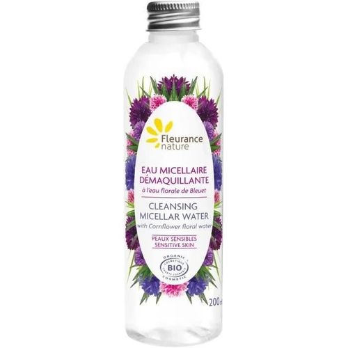 Fleurance Nature Eau Micellaire Démaquillante Bio Au Bleuet - 200 Ml 