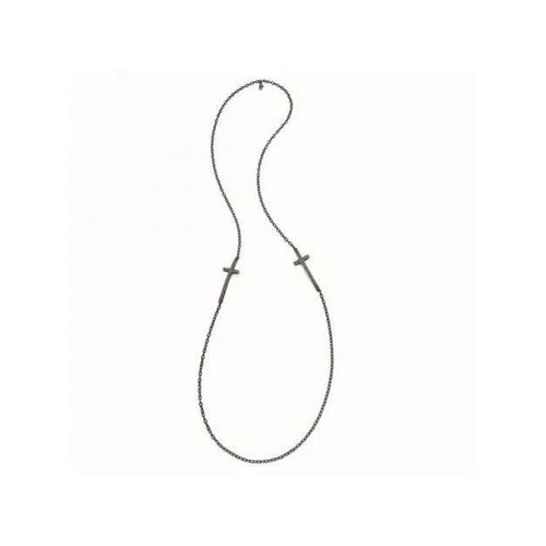 Collier - Folli Follie - 3n14t020kk - Acier Inoxydable - 90 Cm - Noir