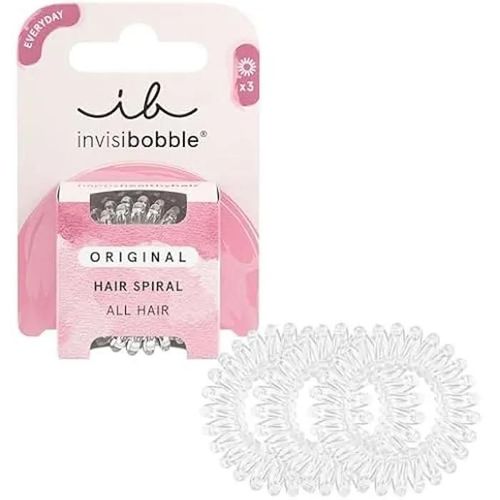 Élastiques Pour Cheveux Invisibobble Original - Invisibobble - Crystal Clear - Tenue Forte Et Sans Traces
