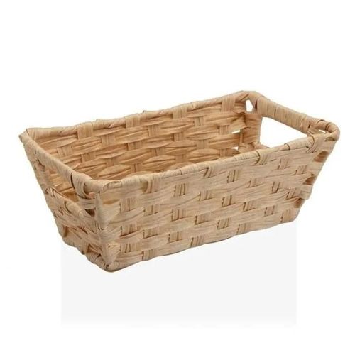Panier Beige Avec Des Poignées Polyéthylène (17 X 11 5 X 29 Cm)