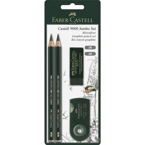 Lot De 5 Kits De Dessin Crayons Castell 9000 Jumbo
