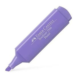 Faber-Castell Boîte Avec 10 Marqueur Surligneur Tons Pastel Textliner 1546, Couleur Lilas Pastel - 154656