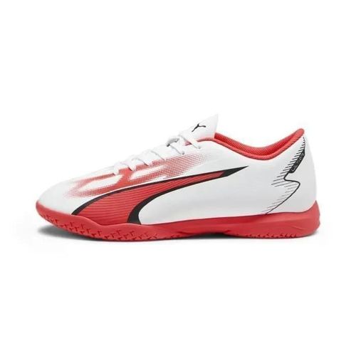 Chaussures De Football De Football Puma Ultra Play It Blanc/noir/fire Orchid
