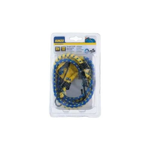 Set Tendeur Élastique Avec Crochets 100cm 2u - Generique - Blanc