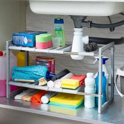 Évier À Étagère Extensible Shibblek Innovagoods 2 Etagères