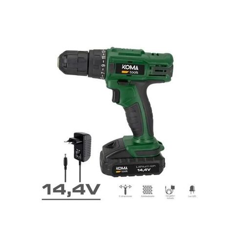 Malette - Koma Tools - Perceuse et Tournevis à Batterie 14,4V - 1 500mAh