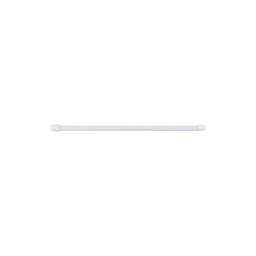 Generique - Porte-Rideau Plat 11mm 80-145cm Blanc 2 Unités
